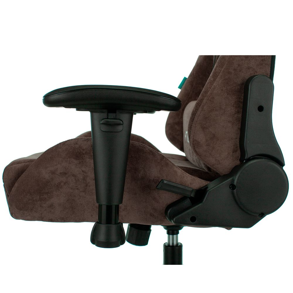 Кресло игровое Бюрократ VIKING KNIGHT Light-10, ткань, металл, темно-коричневый  - 15