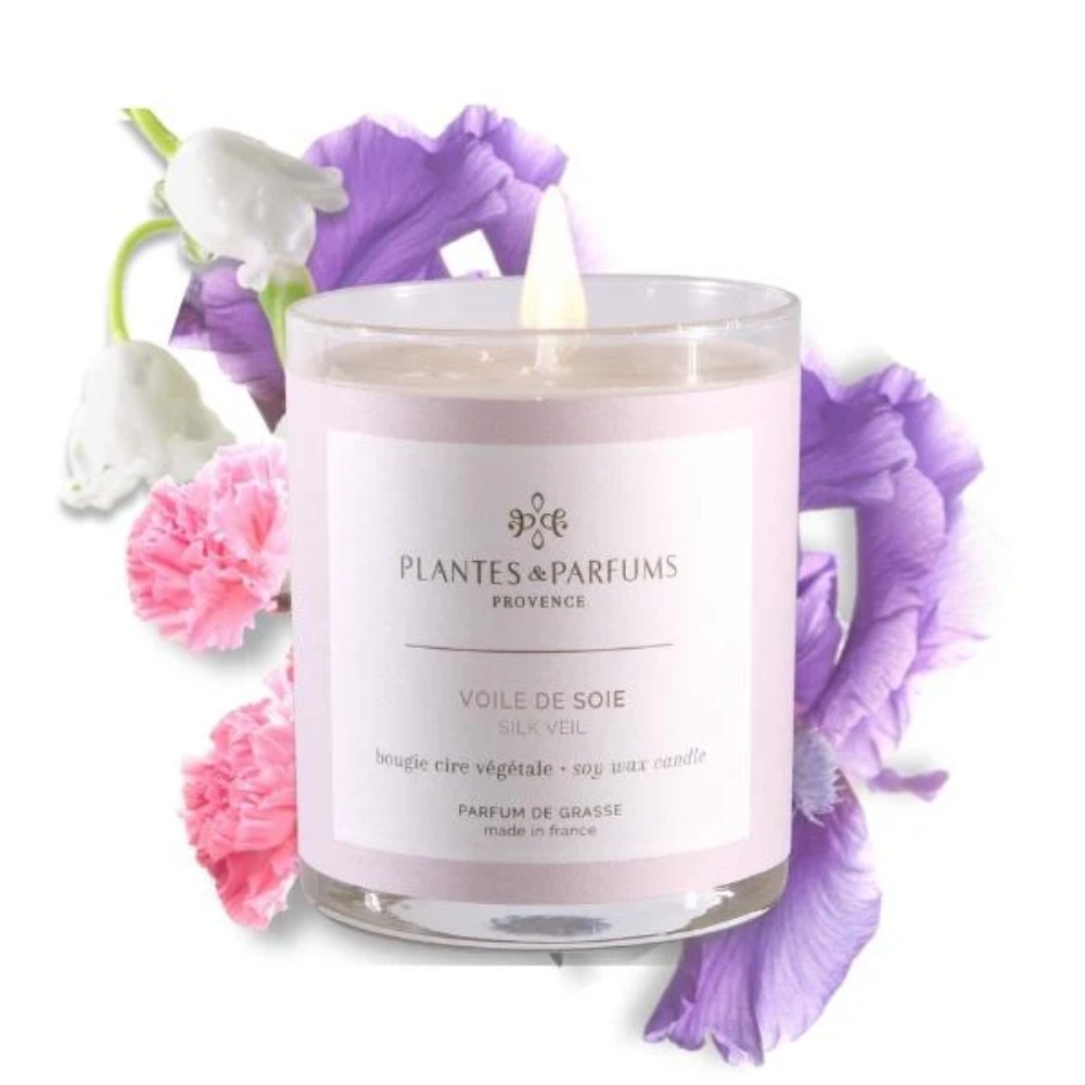 Свеча ароматическая PLANTS&PARFUMS "Silk Veil", 180 гр.  - 2