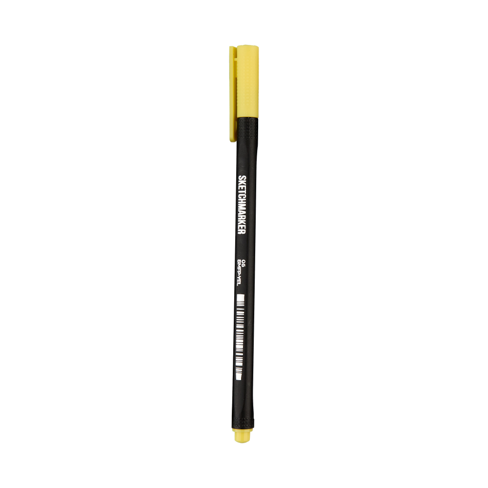 Ручка капиллярная "Sketchmarker Artist fine pen", 0.4 мм, желтый