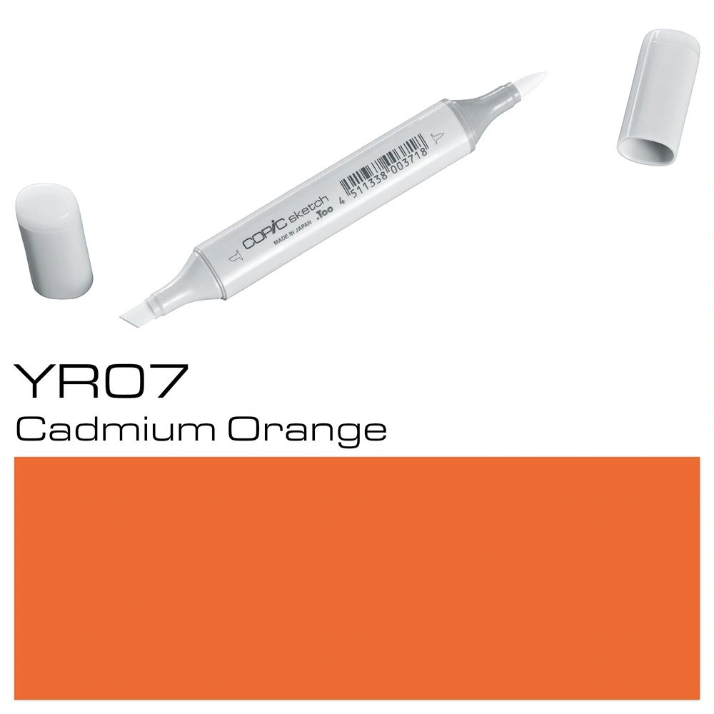 Маркер перманентный "Copic Sketch", YR-07 оранжевый кадмий