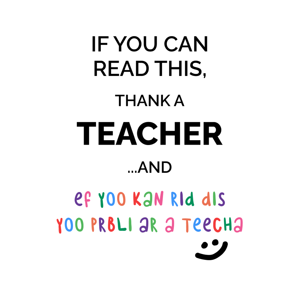 Кружка "If you can read this, Thank a teacher", керамика, 450 мл, белый, желтый - 2