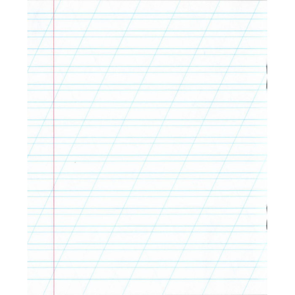 Тетрадь "Однотонная №4", А5, 12 листов, косая линейка, оранжевый, РБ - 3