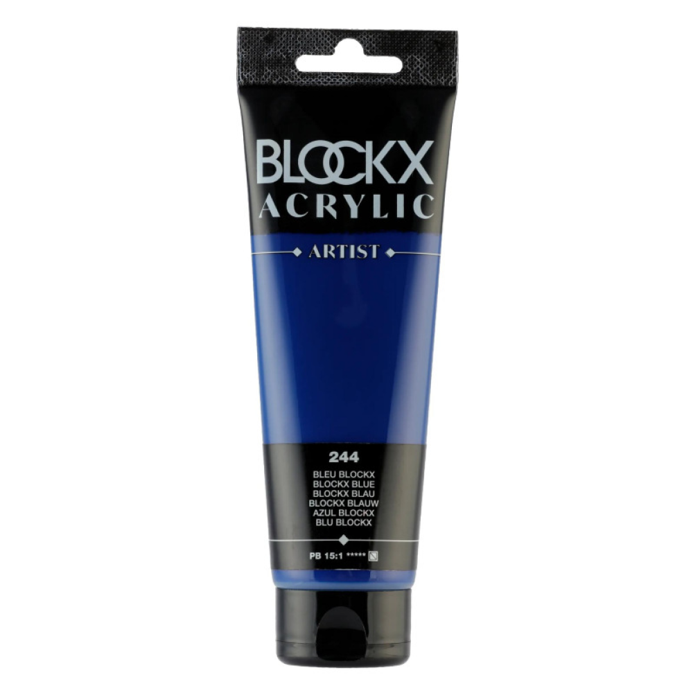 Краски акриловые "Blockx", 244 синий, 120 мл
