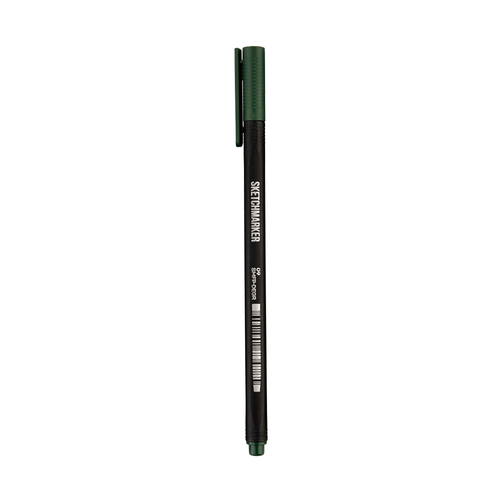 Ручка капиллярная "Sketchmarker Artist fine pen", 0.4 мм, зеленый насыщенный