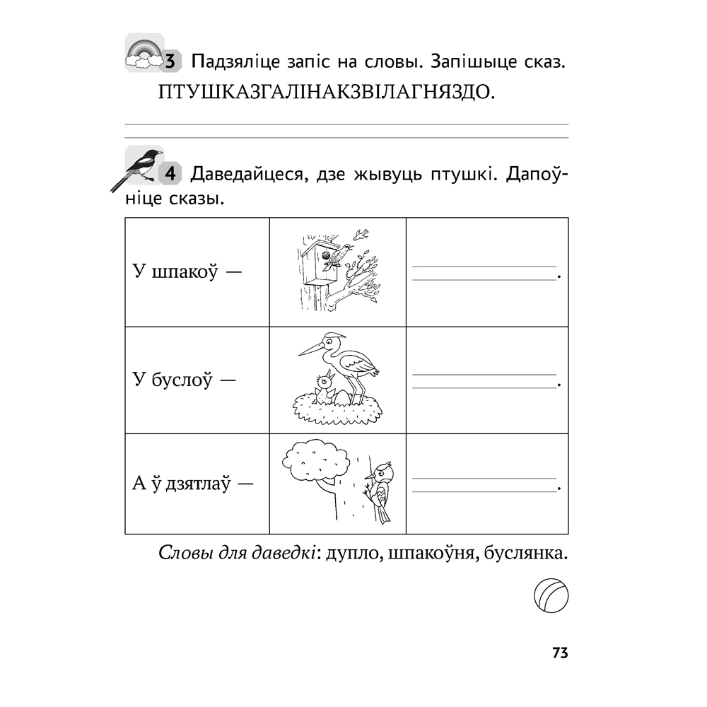 Беларуская мова. 2 клас. Рабочы сшытак (для школ з рускай мовай навучання), Іванова А.М., Карасевіч А.М., Раскоша Ю.У., Аверсэв - 8