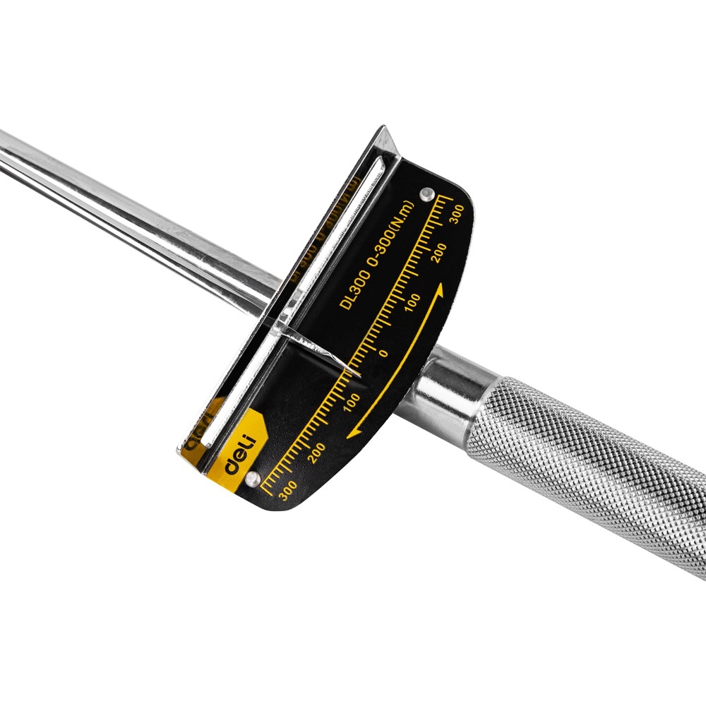 Ключ динамометрический Deli YS EDL300, 0-300 Нм 1/2", 480 мм - 4