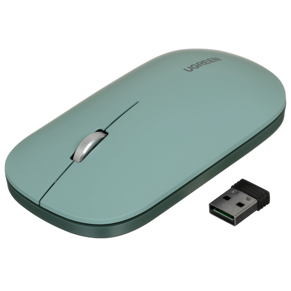 Мышь Ugreen MU001/90374, беспроводная, зеленый - 6
