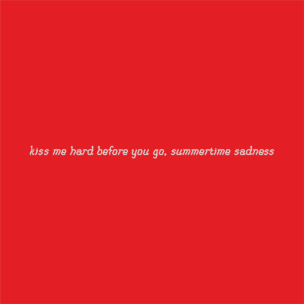 Термокружка "Summertime sadness", soft touch, красный - 2