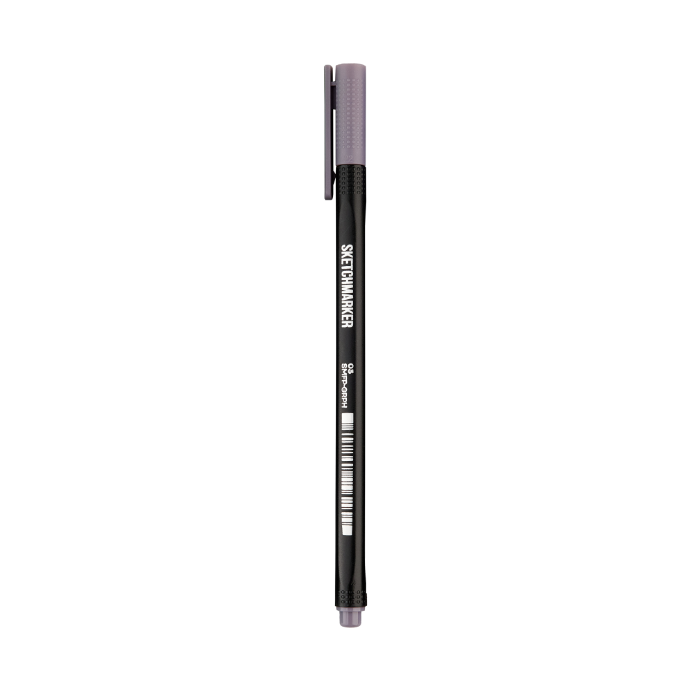 Ручка капиллярная "Sketchmarker Artist fine pen", 0.4 мм, графит