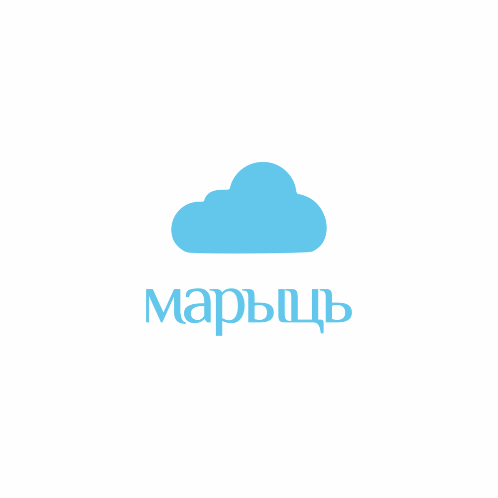 Футболка унисекс "Марыць", XS-S, хлопок, белый, голубой - 2