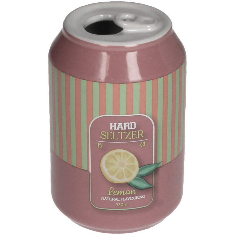 Кашпо "Hard Seltzer", керамика, розовый