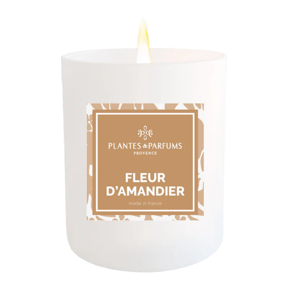 Свеча ароматическая PLANTES&PARFUMS "Almond Blossom", 180 гр