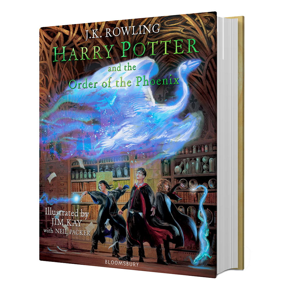 Книга на английском языке "Harry Potter and the Order of the Phoenix", J.K. Rowling, Jim Kay - 2
