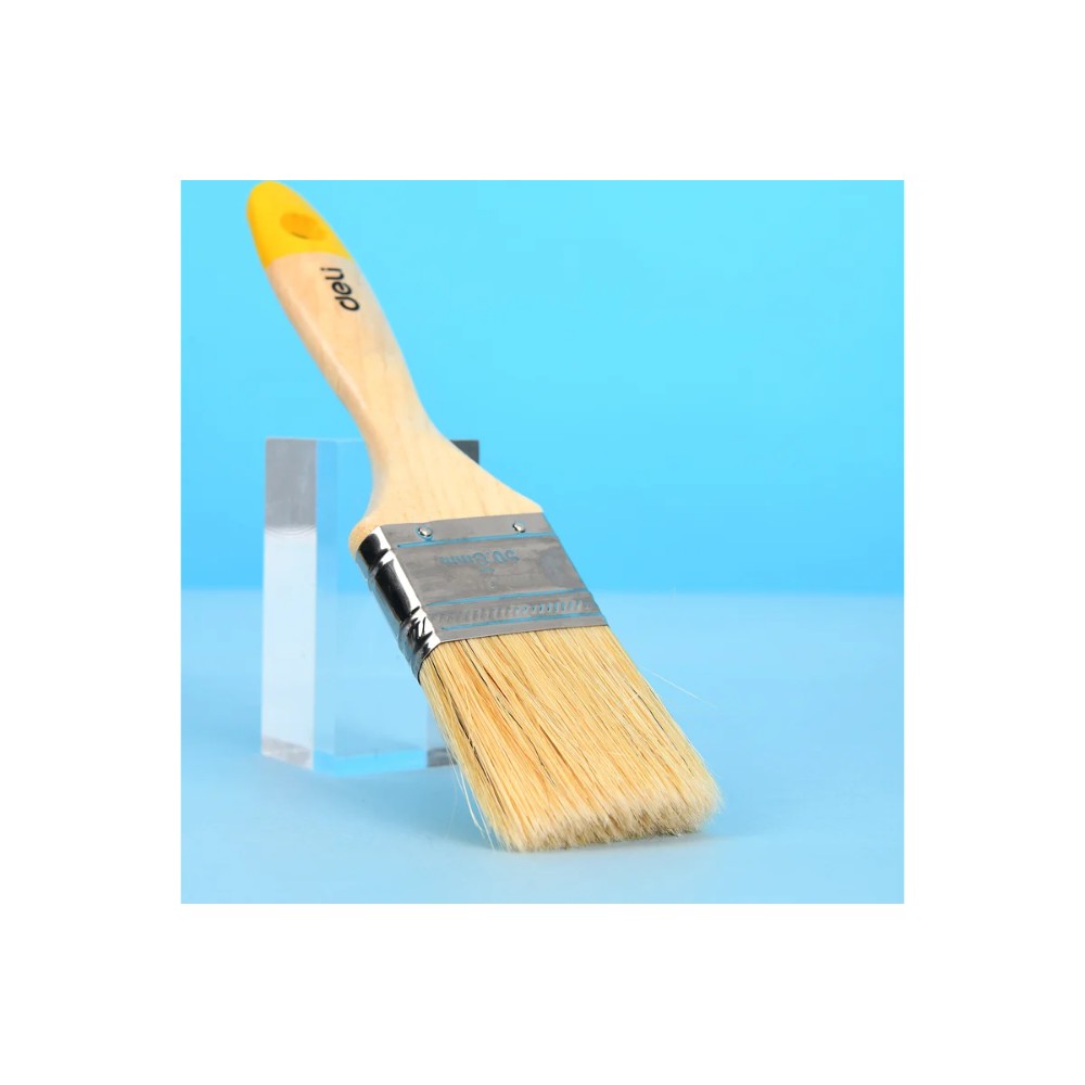 Кисть малярная плоская Deli YS EDL509122, 2"-50 мм, деревянная рукоятка, искусственная щетина - 2