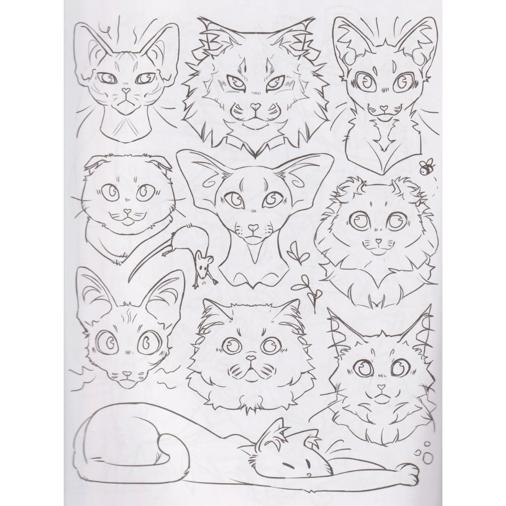 Раскраска "Раскрась кота!", GrayPillow - 3