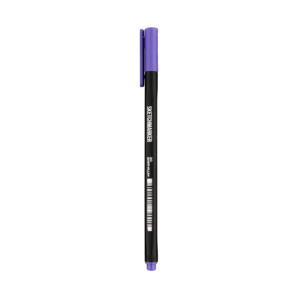 Ручка капиллярная "Sketchmarker Artist fine pen", 0.4 мм, сливовый