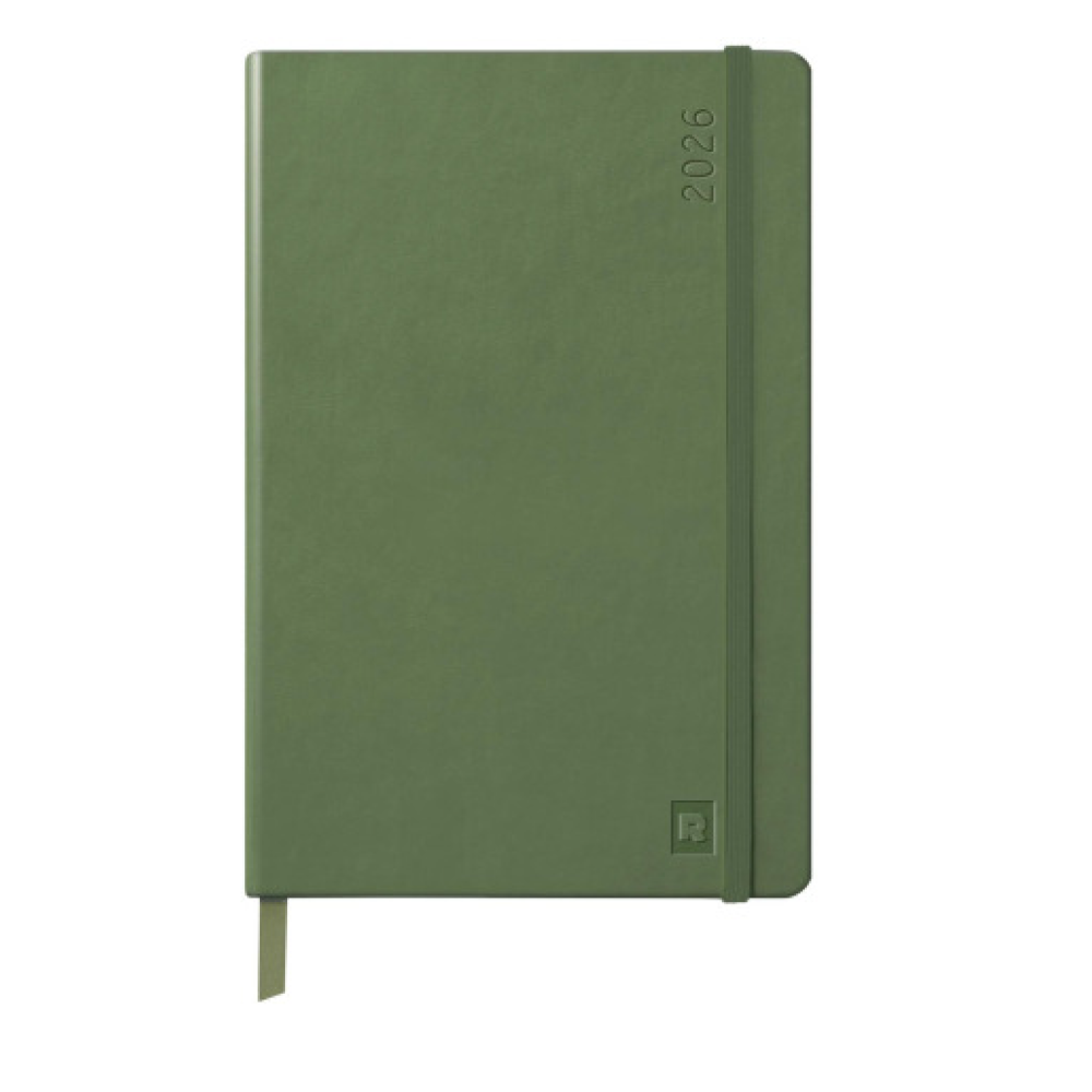 Еженедельник датированный "Rhodia", 80 листов, зеленый, 2026