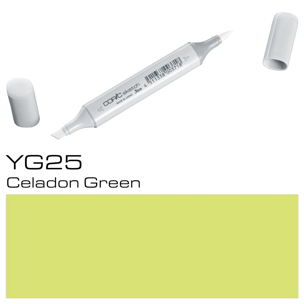 Маркер перманентный "Copic Sketch", YG-25 зеленый цвет селадона