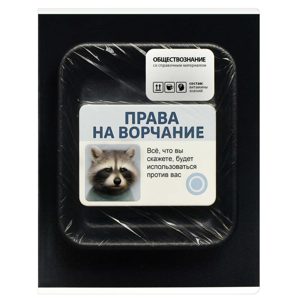 Тетрадь предметная "Права на ворчание. Обществознание", А5, 48 листов, клетка