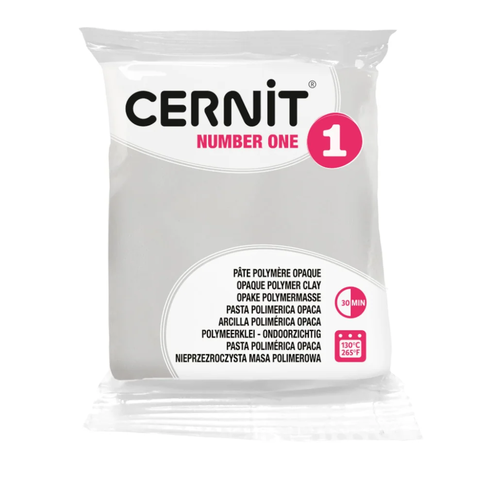 Полимерная глина "Cernit № 1 (Number One)", 56 г, 027 белый непрозрачный - 2