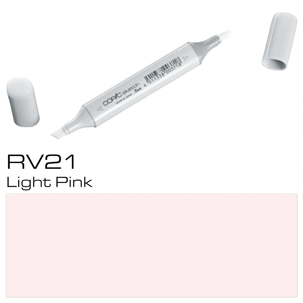 Маркер перманентный "Copic Sketch", RV-21 светло-розовый