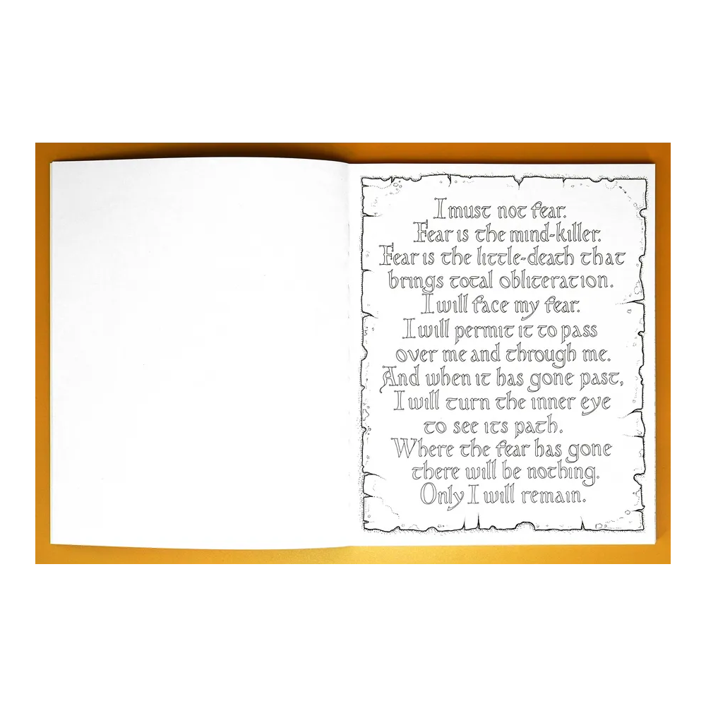 Раскраска на английском языке "Colouring Book. The Official Dune" - 3