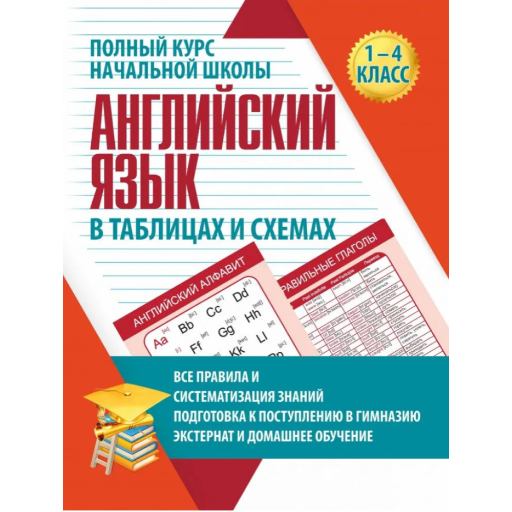 Книга "ПКНШ. Английский язык. Полный курс начальной школы в таблицах и схемах 1-4 класс", И. Сидорова