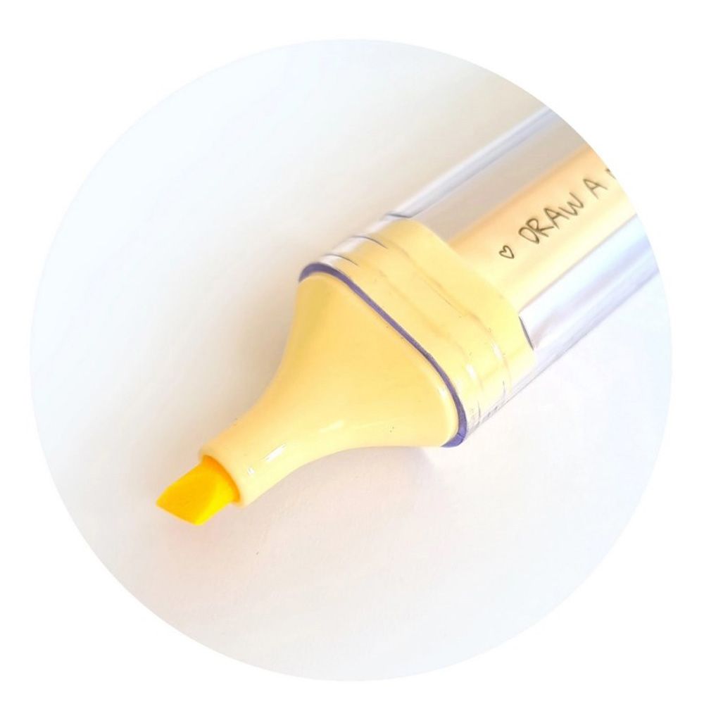 Маркер текстовый "Bunny", желтый - 2