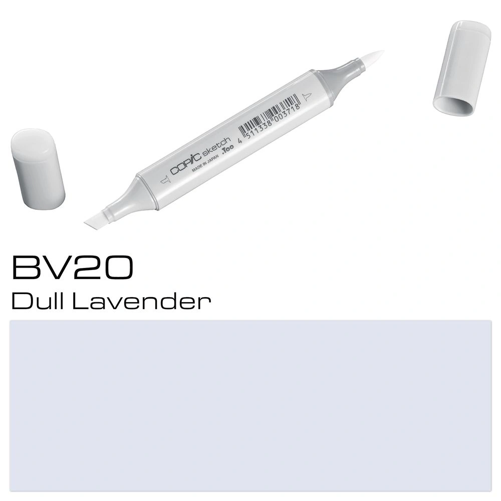 Маркер перманентный "Copic Sketch", BV-20 тусклый лавандовый