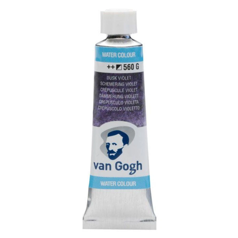 Краски акварельные "Van Gogh", 560 гранулированый фиолетовый, 10 мл, туба