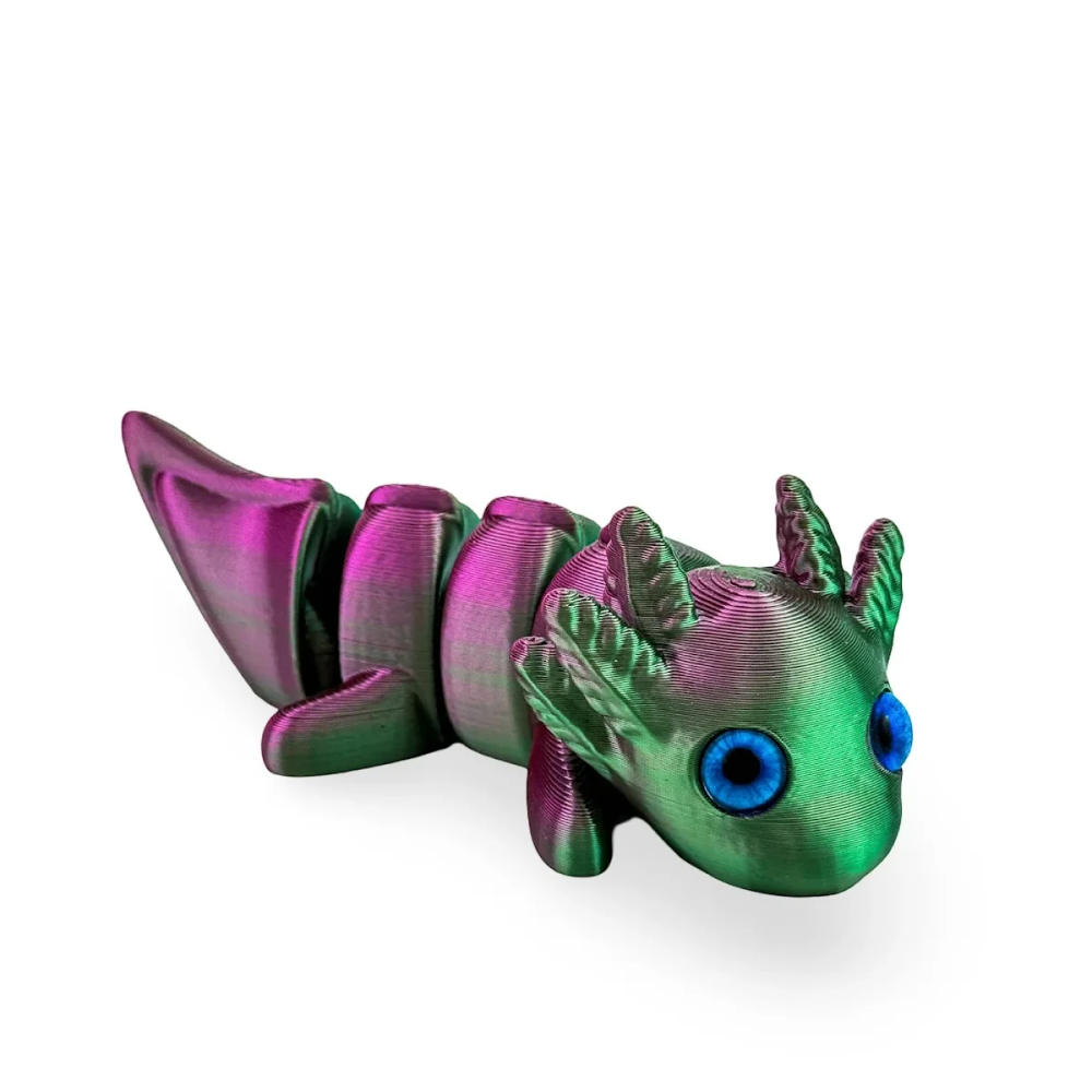 Игрушка 3D "Малыш аксолотль"
