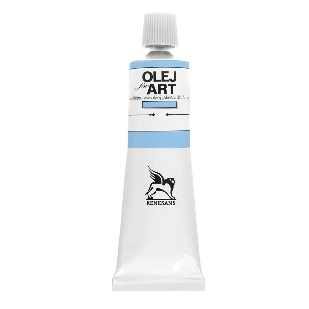 Краски масляные Renesans "Oils for art", 28 голубой королевский, 60 мл, туба