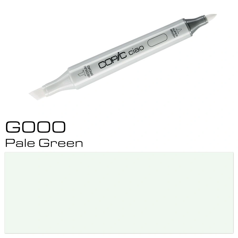 Маркер перманентный "Copic ciao", G-000 бледный зеленый