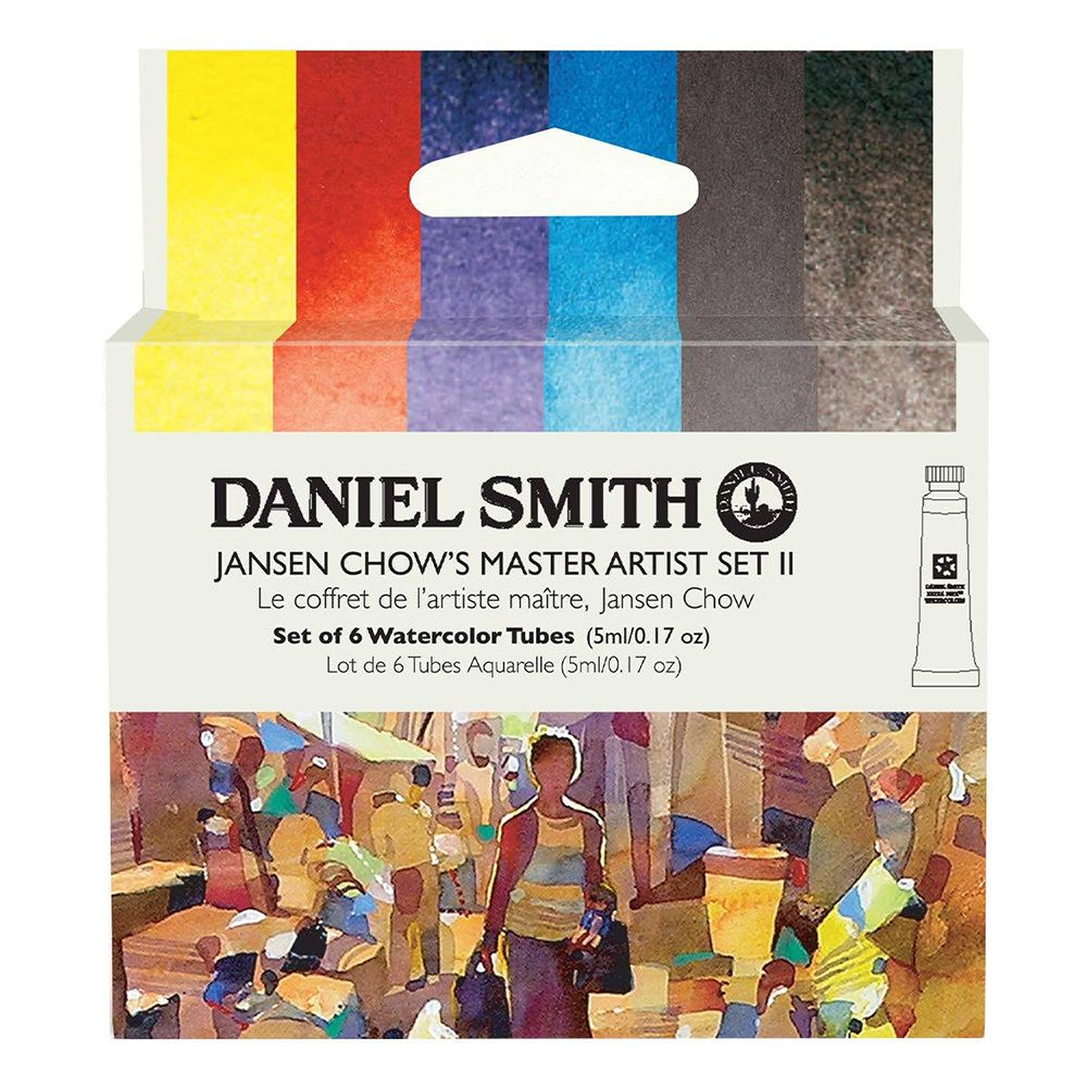 Набор акварели Daniel Smith "Jansen Chow's Master Artist Set II", 6 цветов, тубы