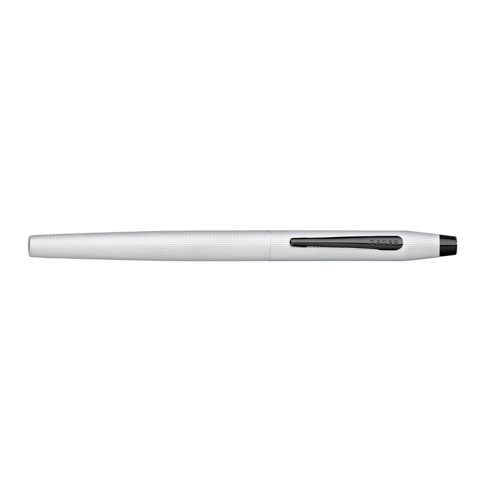 Ручка перьевая "Cross Classic Century Brushed Chrome", M, серебристый, черный, патрон черный - 2