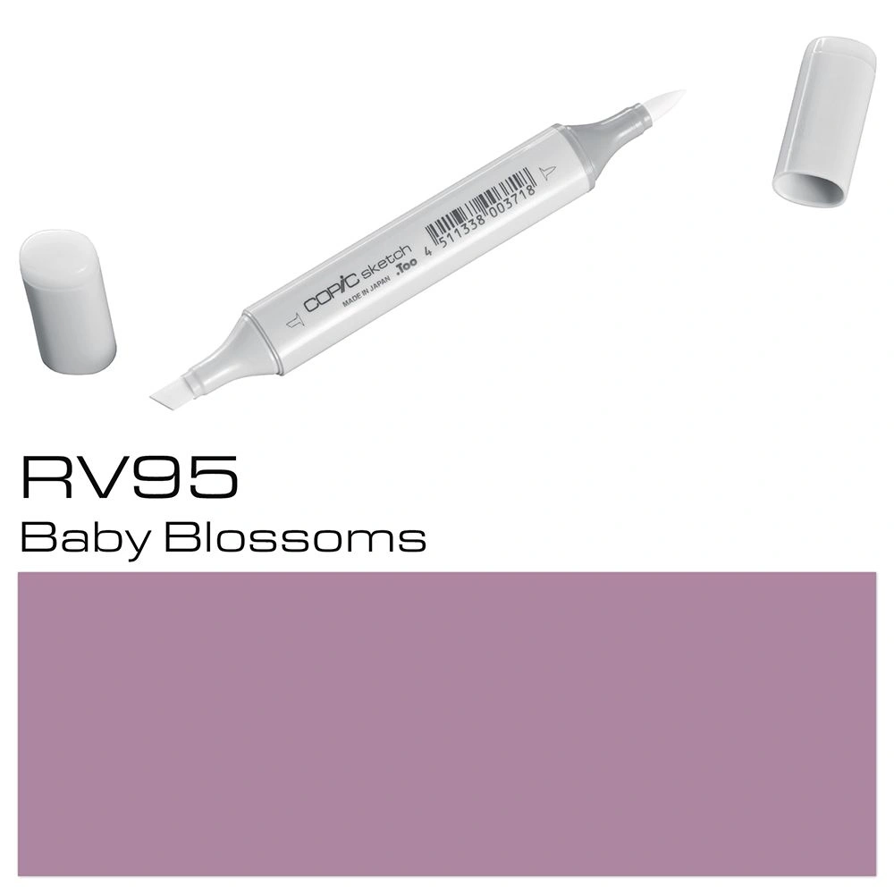 Маркер перманентный "Copic Sketch", RV-95 детские цветы