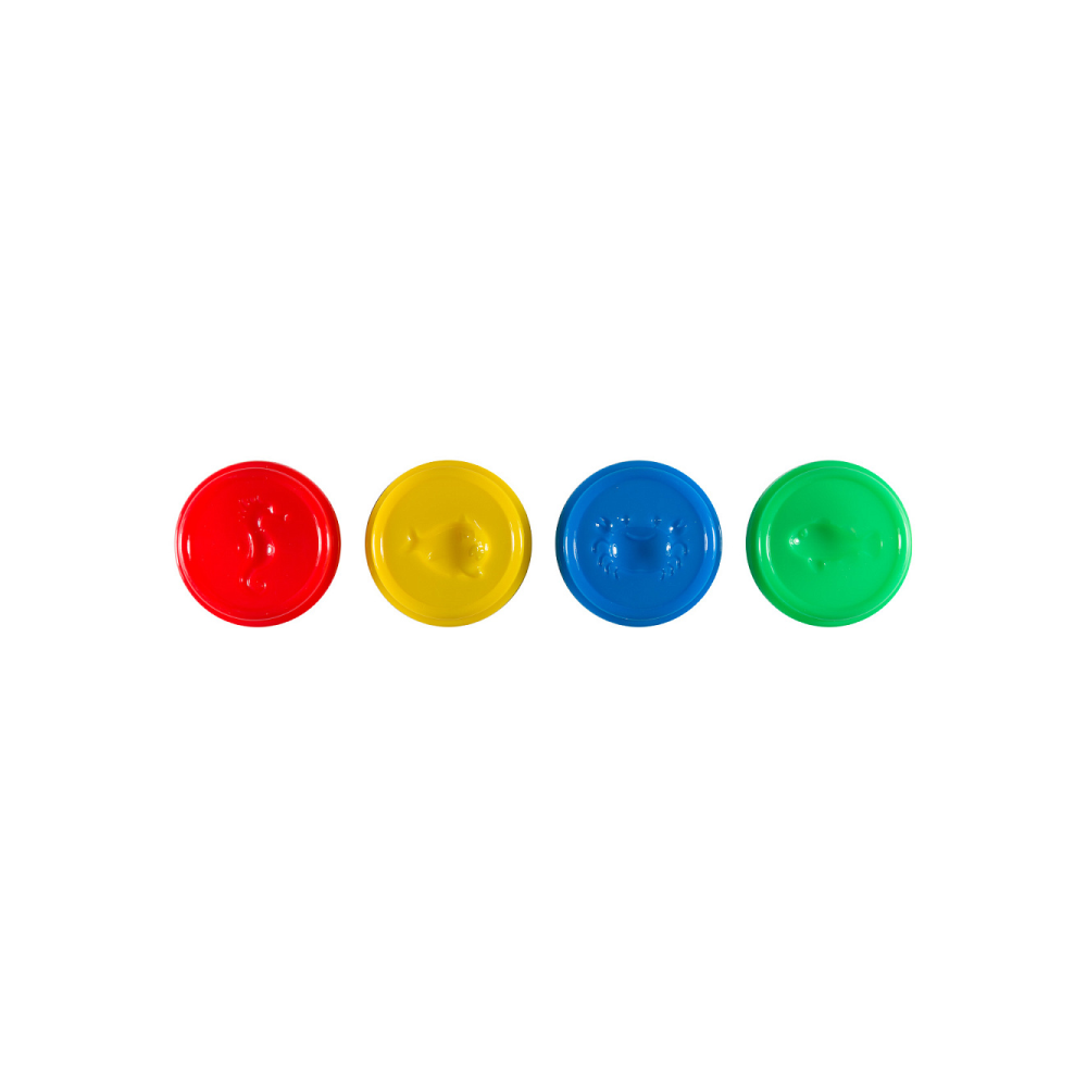 Тесто для лепки "HappyColor", 4 цвета, 80 гр. - 5