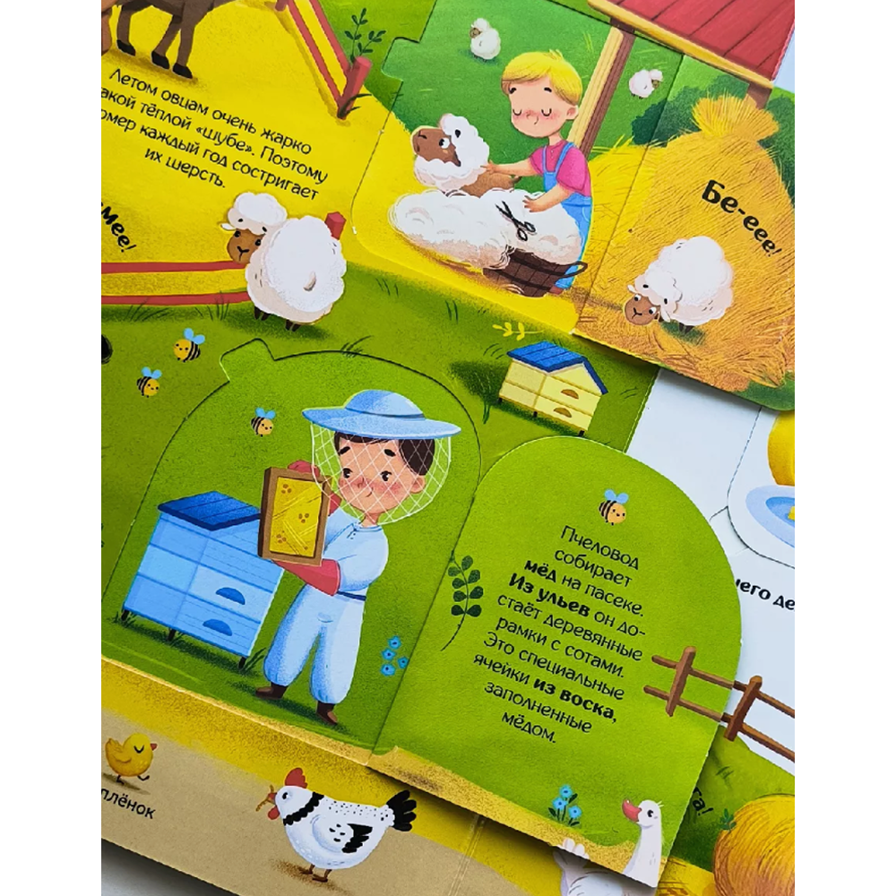 Книга "Книжка с окошками. Мир животных" - 4