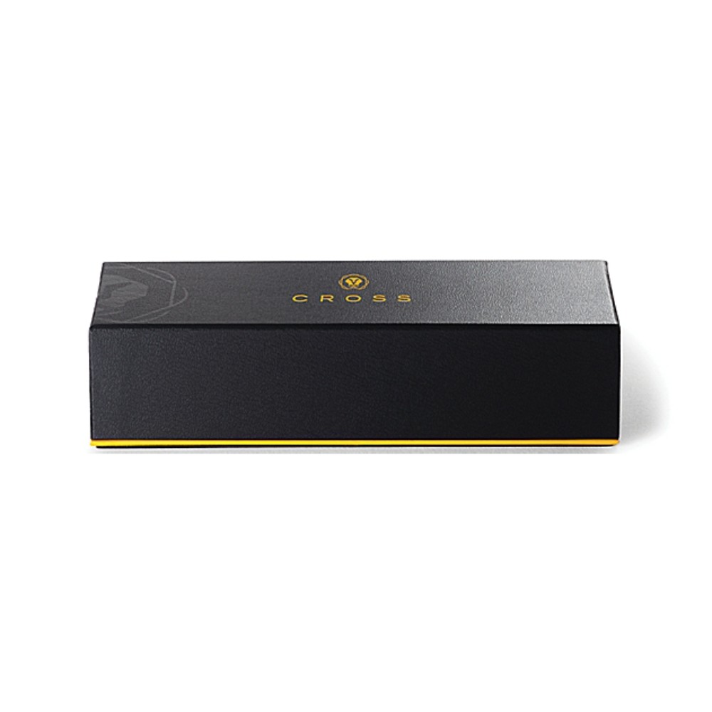 Ручка шариковая автоматическая Cross "Beverly Black Lacquer", 0.7 мм, черный, стерж. черный - 2