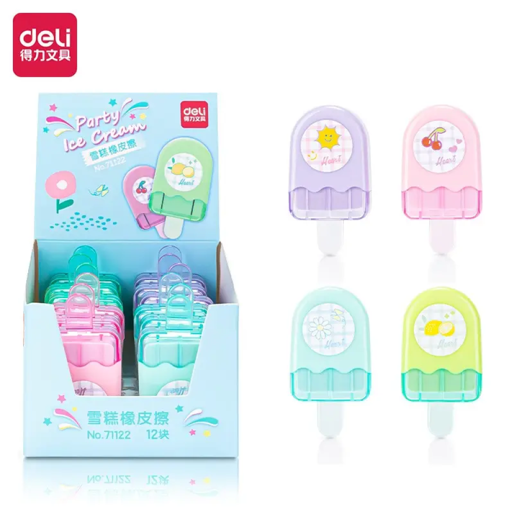 Ластик Deli "Ice Cream 71122", ассорти - 2