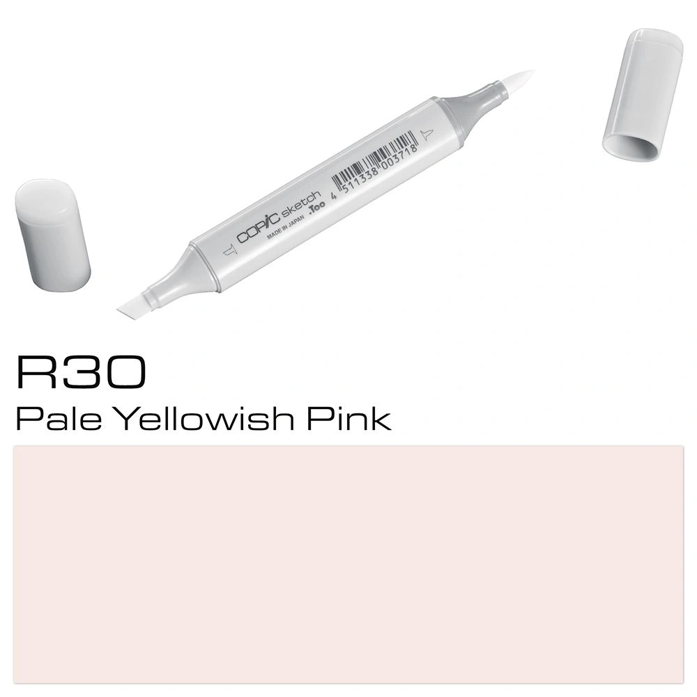 Маркер перманентный "Copic Sketch", R-30 бледный желтовато-розовый