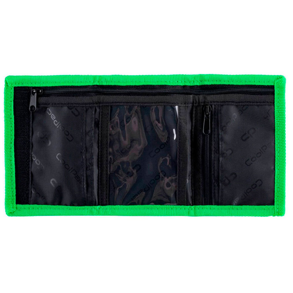 Кошелек CoolPack "City jungle", полиэстер, зеленый, коричневый - 2