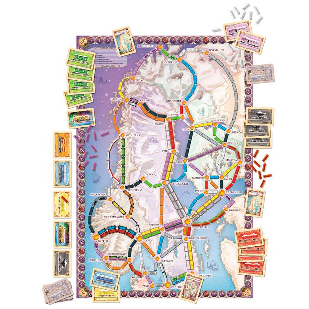 Игра настольная "Ticket to Ride: Северные страны" - 3