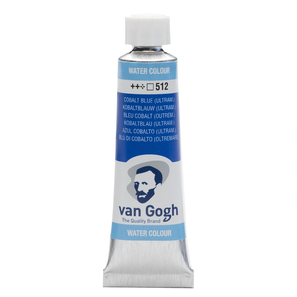 Краски акварельные "Van Gogh", 512 кобальт синий ультрамарин, 10 мл, туба