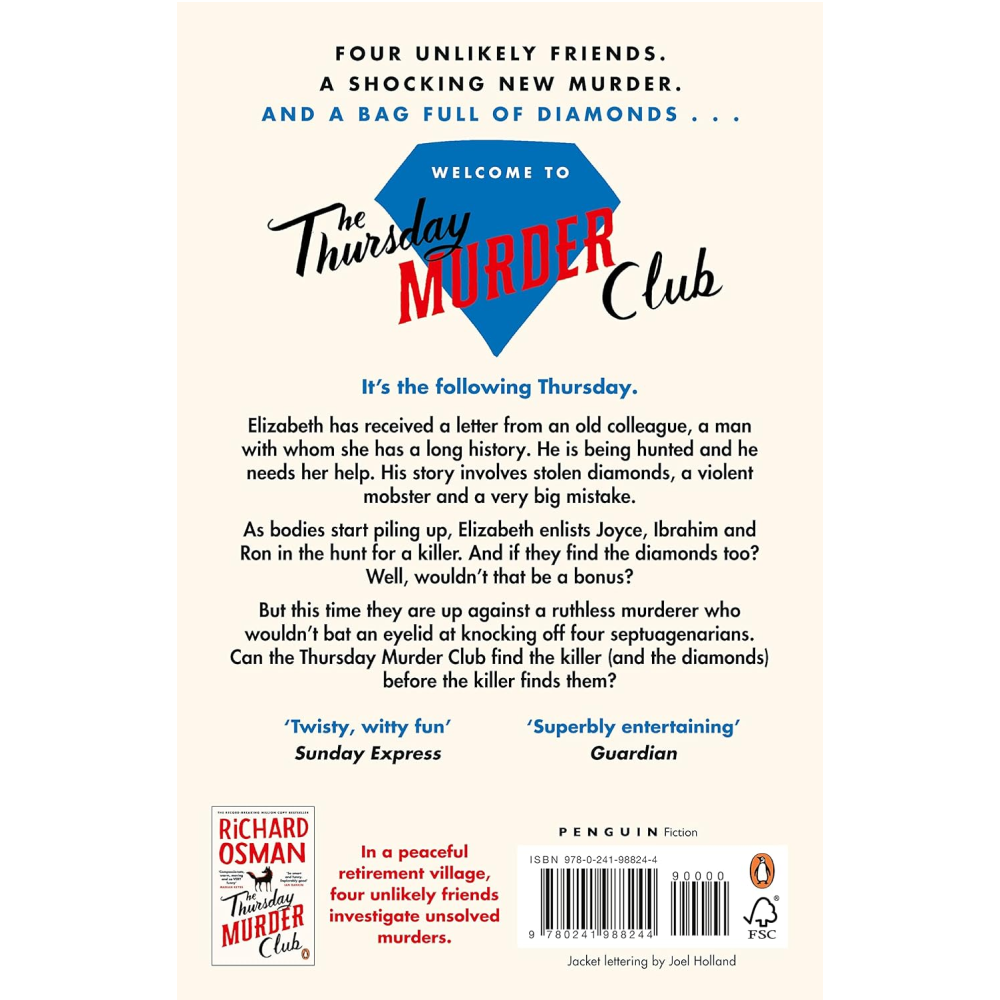 Книга на английском языке "The Man Who Died Twice", Richard Osman - 2
