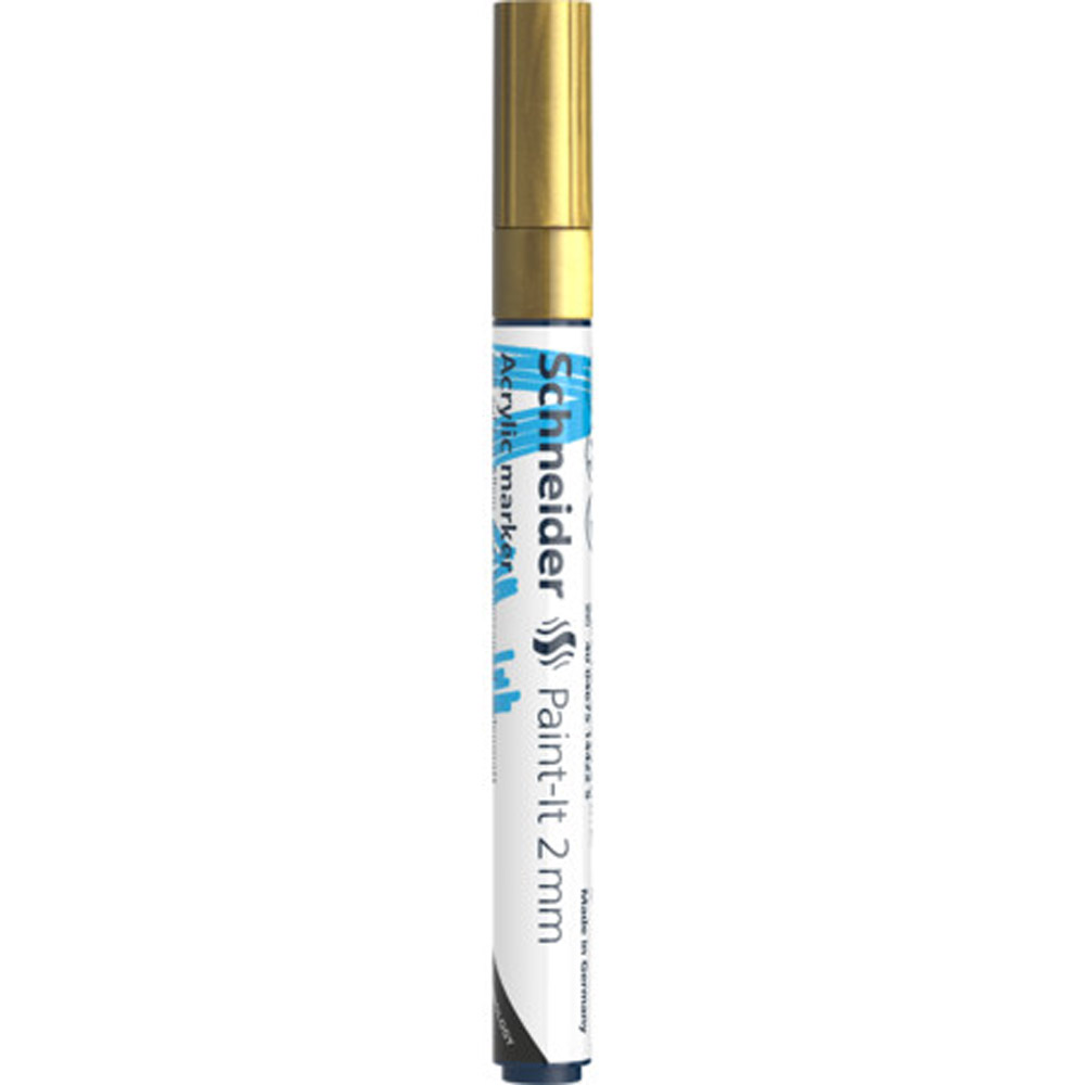 Маркер акриловый "Schneider Paint-It 310", золотой - 2