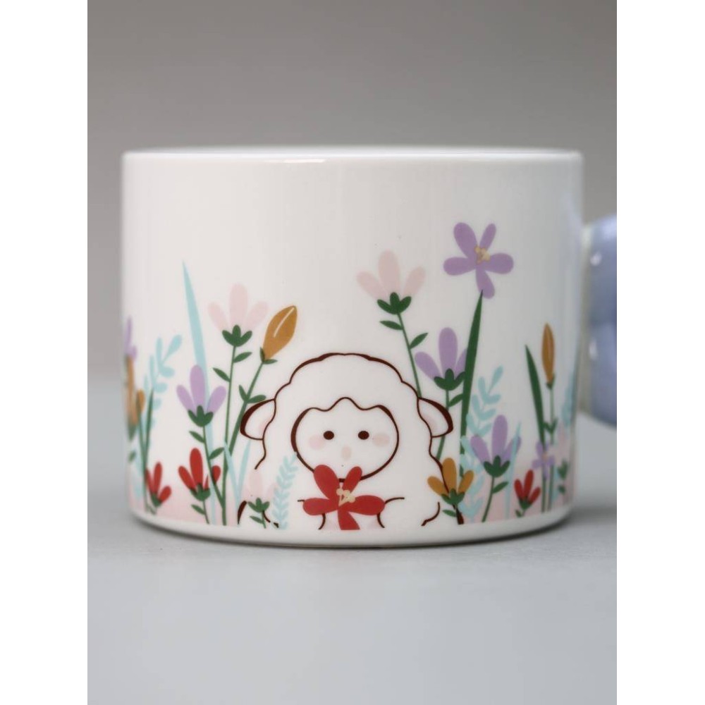 Кружка керамическая "Flower meadows", 380 мл., фиолетовый - 2