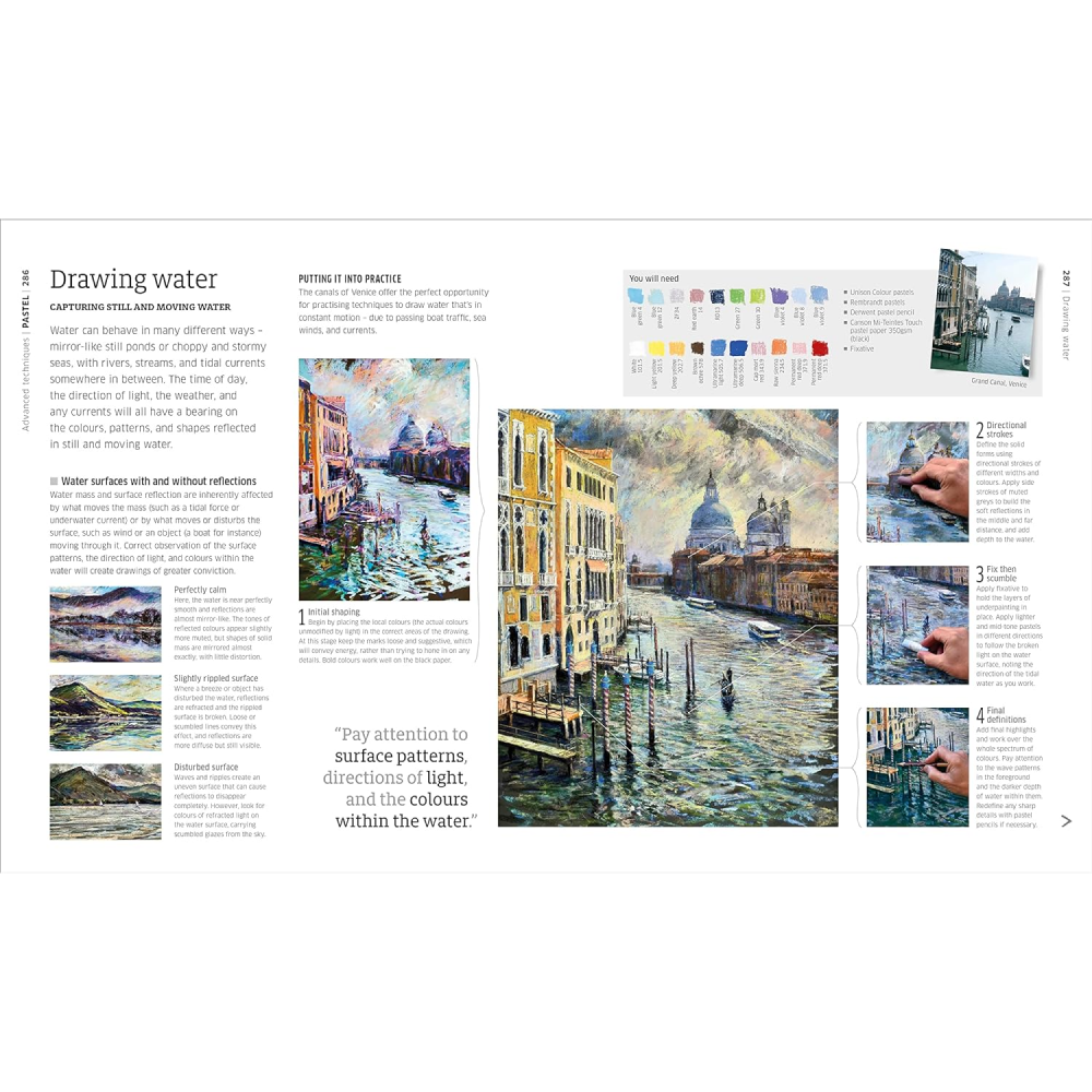 Книга на английском языке "Artists Drawing Techniques", DK - 2