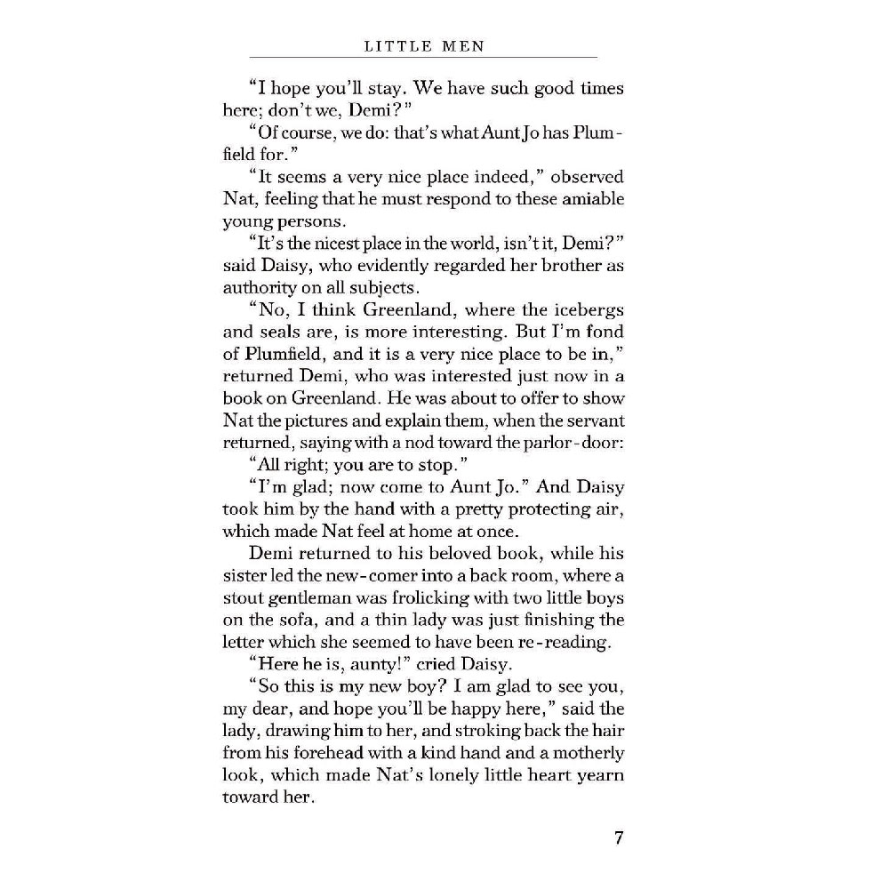 Книга на английском языке "Little Men", Луиза Олкотт - 6