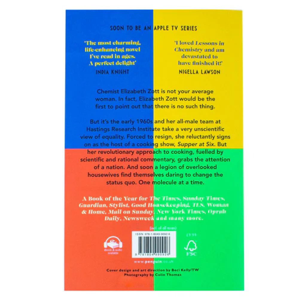 Книга на английском языке "Lessons in Chemistry", Bonnie Garmus - 2
